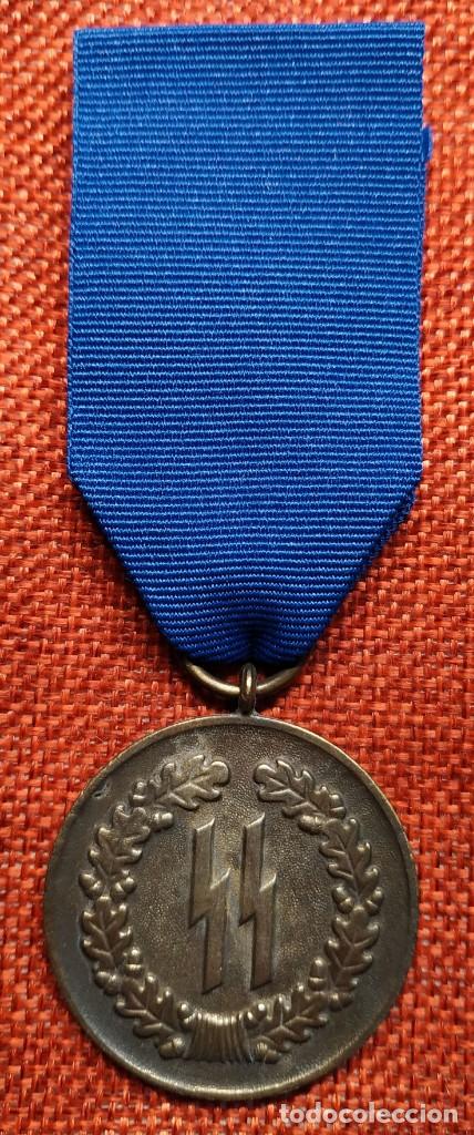 Militaria: MEDALLA 4 A&Ntilde;OS AL SERVICIO LEAL DE LAS WAFFEN SS - F&Uuml;R TREUE DIENSTE INDER SS.