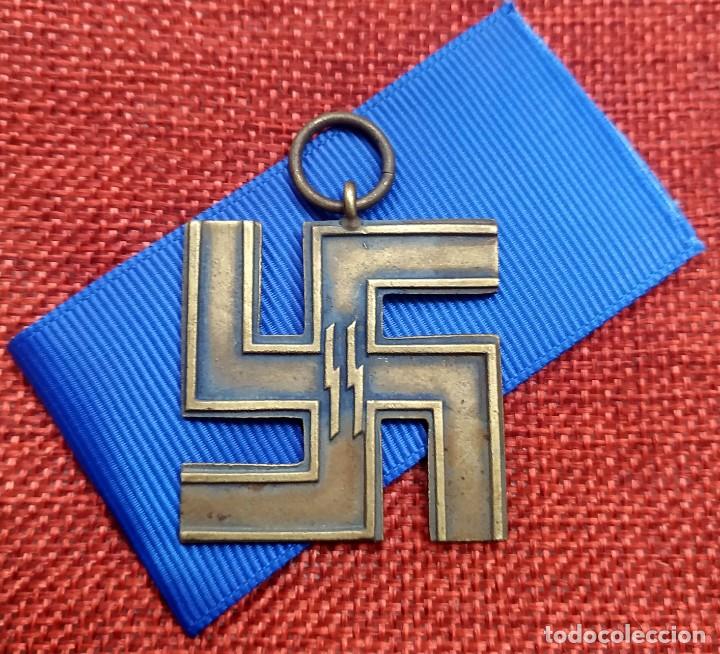 Militaria: MEDALLA 12 A&Ntilde;OS AL SERVICIO LEAL DE LAS WAFFEN SS - F&Uuml;R TREUE DIENSTE INDER SS.