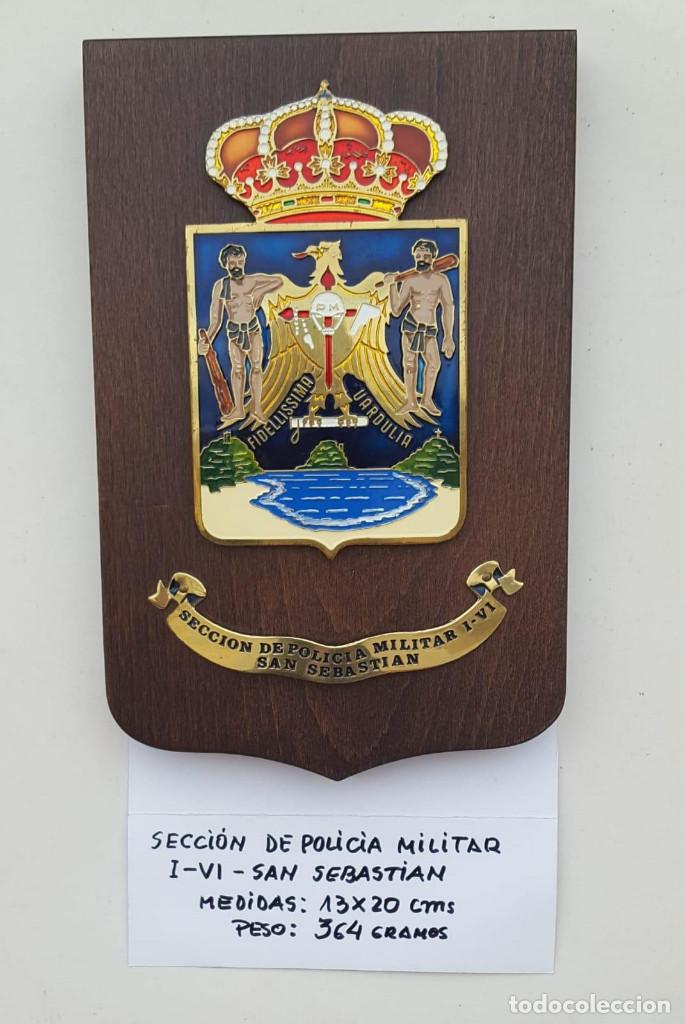 Military Antiques: Metopa seccion policia militar San Sebastian.