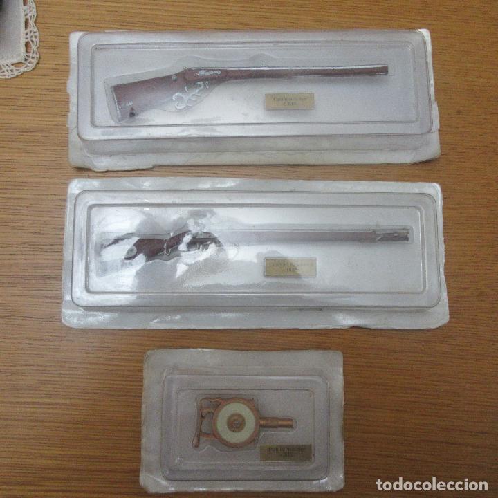 Military Antiques: Lote rifles y escopetas militares a escala