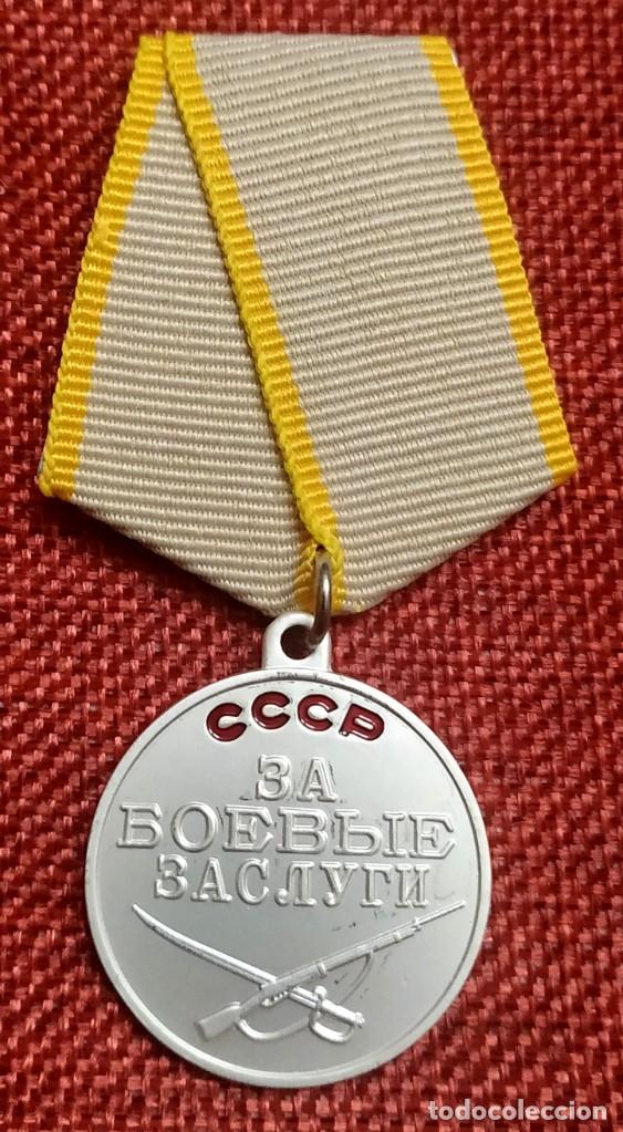 Militaria: URSS - CCCP- Uni&oacute;n Sovi&eacute;tica &ndash; Medalla Medalla al Valor militar.