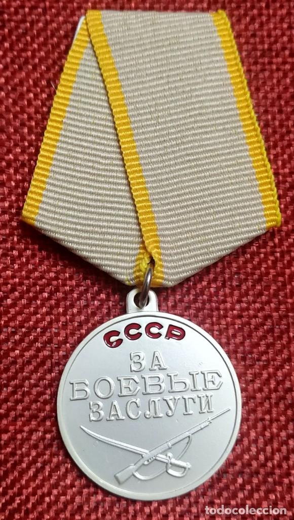 Militaria: URSS - CCCP- Uni&oacute;n Sovi&eacute;tica &ndash; Medalla Medalla al Valor militar.