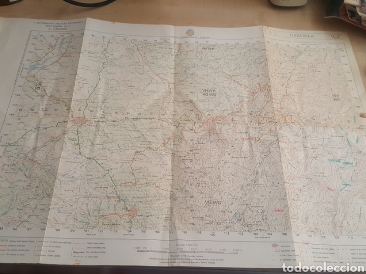 Military Antiques: Cartografia Militar de Espa&ntilde;a a&ntilde;o 1985 Cazorla escala 1:50000