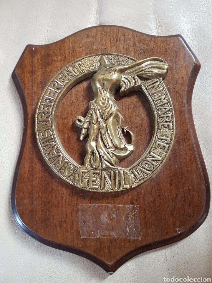 Military Antiques: METOPA MILITAR DE BRONCE GENIL