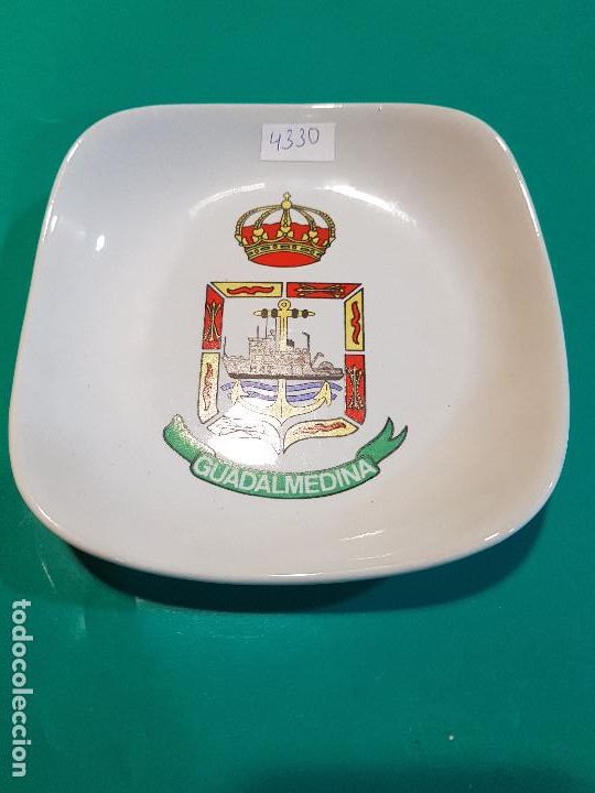 Military Antiques: CENICERO BUQUE DRAGAMINAS, GUADALMedINA M-42