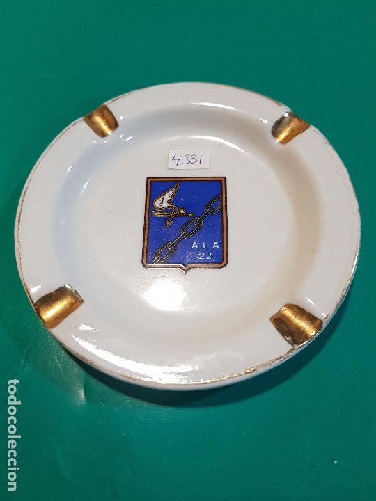 Military Antiques: CENICERO CUARTEL DE AVIACION ALA-22. JEREZ