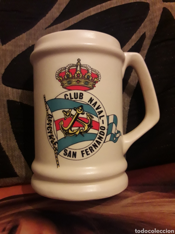 Military Antiques: Jarra de porcelana, Club Naval Oficiales, San Fernando