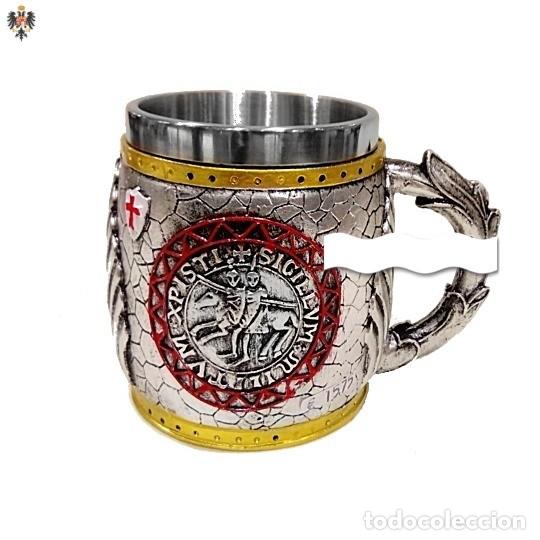 Military Antiques: JARRA TEMPLARIA CABALLEROS DE CRISTO. 14 CMS