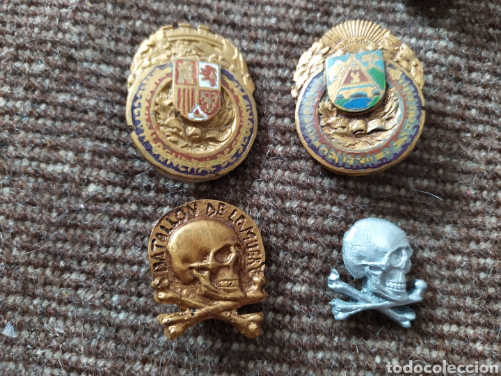 Military Antiques: Lote emblemas repro para Recreacion historica