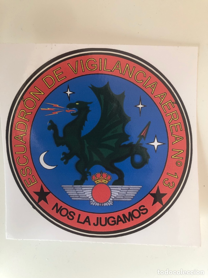 Military Antiques: Pegatina Escuadr&oacute;n de Vigilancia A&eacute;rea n&ordm;13. EVA 13. Ej&eacute;rcito del Aire