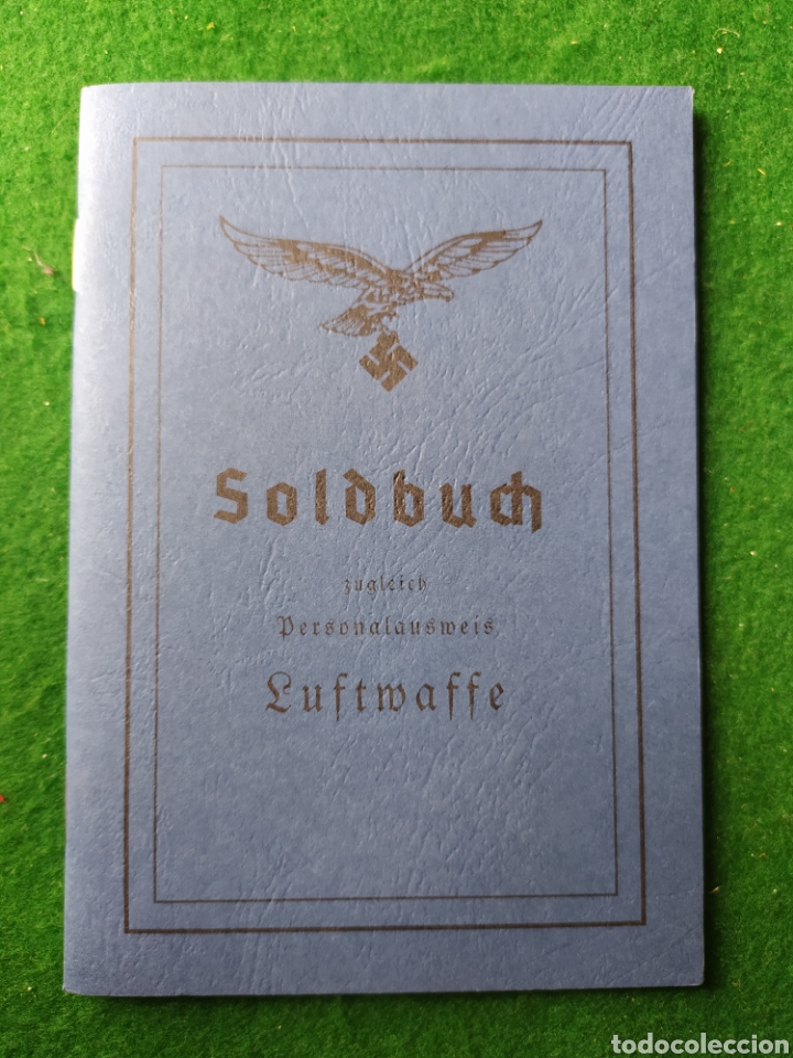 Military Antiques: Solduch, cartilla del soldado alem&aacute;n. Luftwaffe. Alemania Nazi