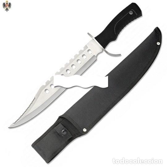 Military Antiques: CUCHILLO TACTICO SUPERVIVENCIA MILITAR 44,5 CMS