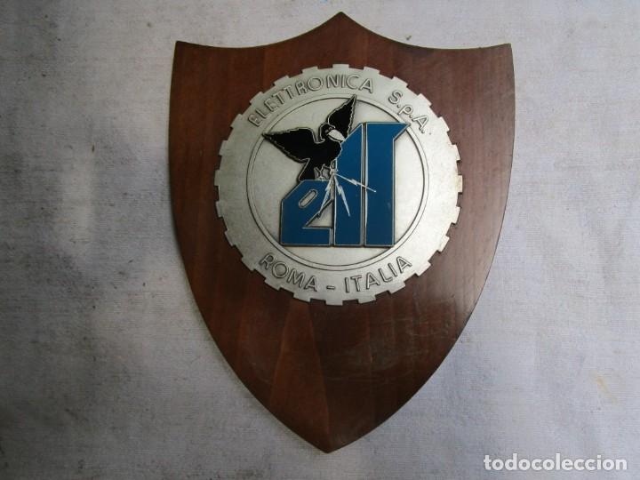 Military Antiques: METOPA ALUMINIO ITALIA &rdquo; ELETTRONICA SPA ROMA &rdquo; EQUIPOS MILITARES, 22X17CM, 230GR, EXCELENTE + INFO