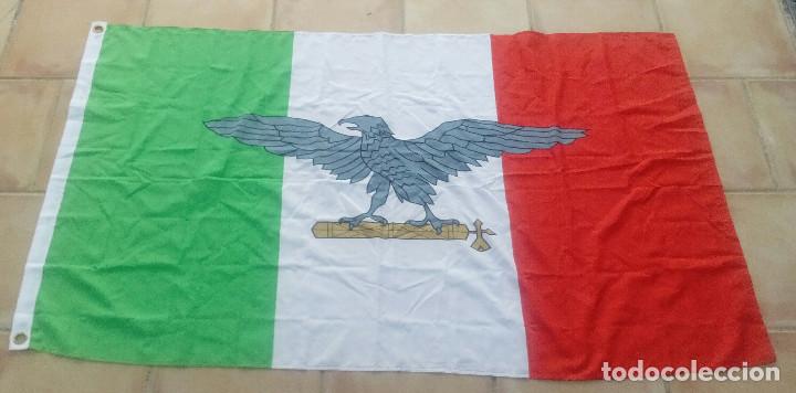 Militaria: BANDERA DE GUERRA DE LA REP&Uacute;BLICA SOCIAL ITALIANA. 2&ordf; GUERRA MUNDIAL. REPRODUCCI&Oacute;N.