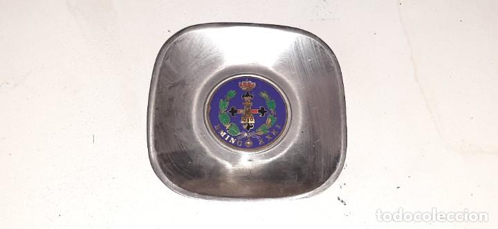 Military Antiques: ANTIGUO CENICERO MILITAR ALICANTE BMING XXXI BATALLON MIXTO DE INGENIEROS A&Ntilde;OS 60 / 70