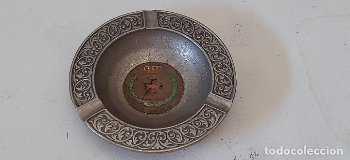 Military Antiques: ANTIGUO CENICERO MILITAR ALICANTE BRIGADA DE INFANTERIA XXXI A&Ntilde;OS 60 / 70