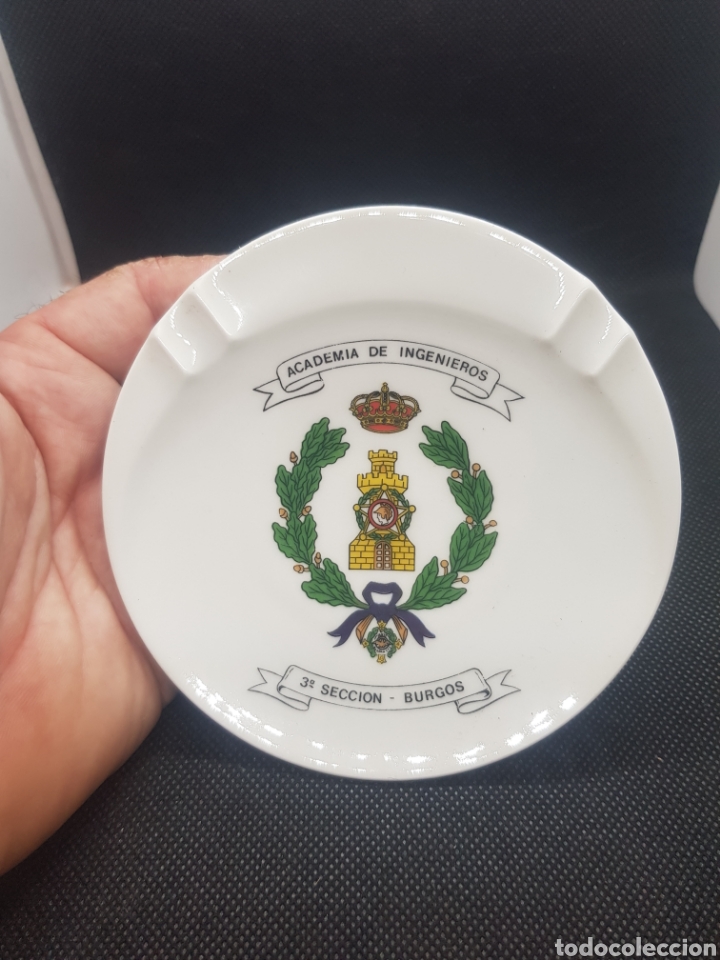 Military Antiques: Cenicero Academia de Ingenieros tercera secci&oacute;n de Burgos militar