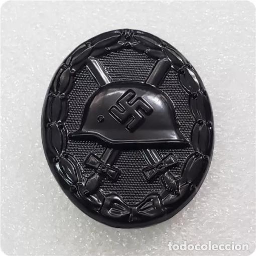Military Antiques: DISTINTIVO HERIDO WEHRMACHT LEGION CONDOR COLOR NEGRO NAZI EMBLEMA WWII CONDECORACION BADGE