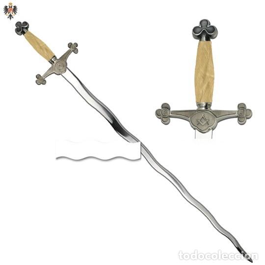 Militaria: ESPADA SABLE MASONICA FLAMIGERA 79 CMS ** GRABAMOS LA HOJA