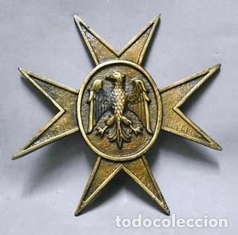 Military Antiques: CRUZ DE METAL CON AGUILA DEL EJERCITO FALTO DE METOPA - MET-206