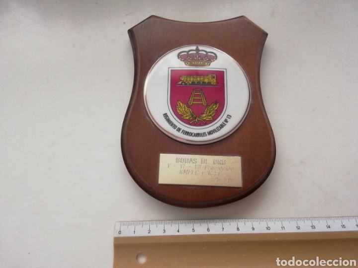 Militaria: METOPA REGIMIENTO DE FERROCARRILES MOVILIZABLE N 13. BODAS DE ORO. 1997.