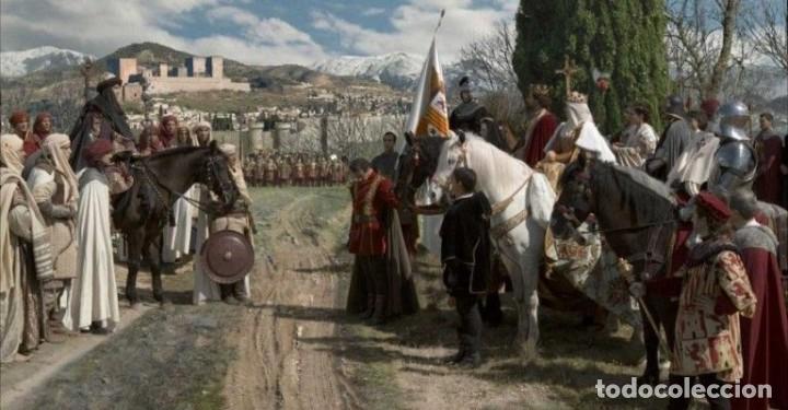 Militaria: L&aacute;mina Cuadro La Toma Conquista de Granada. Reyes Cat&oacute;licos. Isabel y Fernando. Boabdil. Espa&ntilde;a
