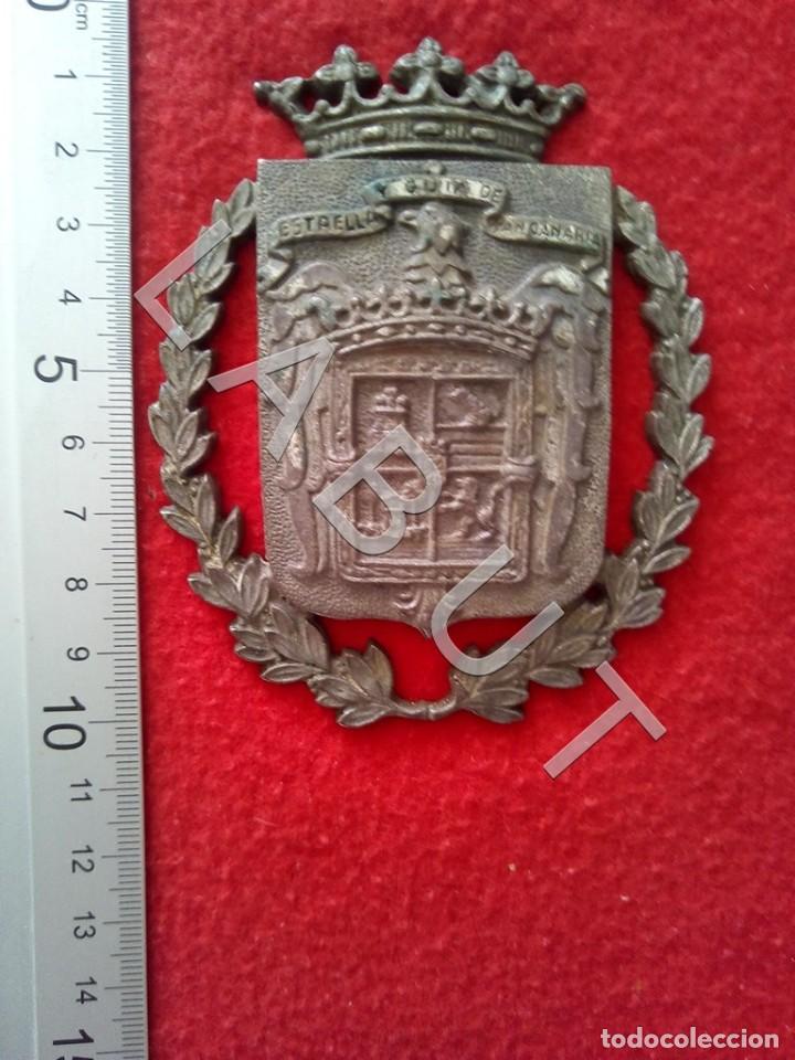 Military Antiques: PLACA METAL DE METOPA? ESTRELLA Y GUIA DE GRAN CANARIA CJ7