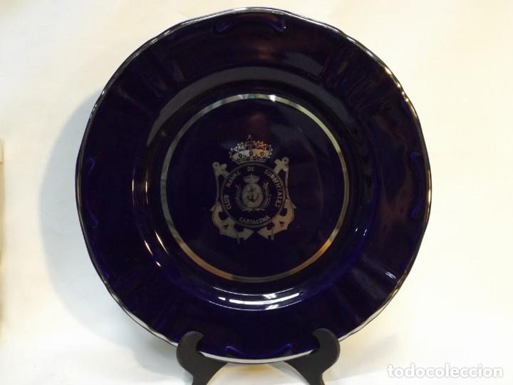 Militaria: Plato militar Club NAval de suboficiales de Cartagena 26 cm. di&aacute;metro
