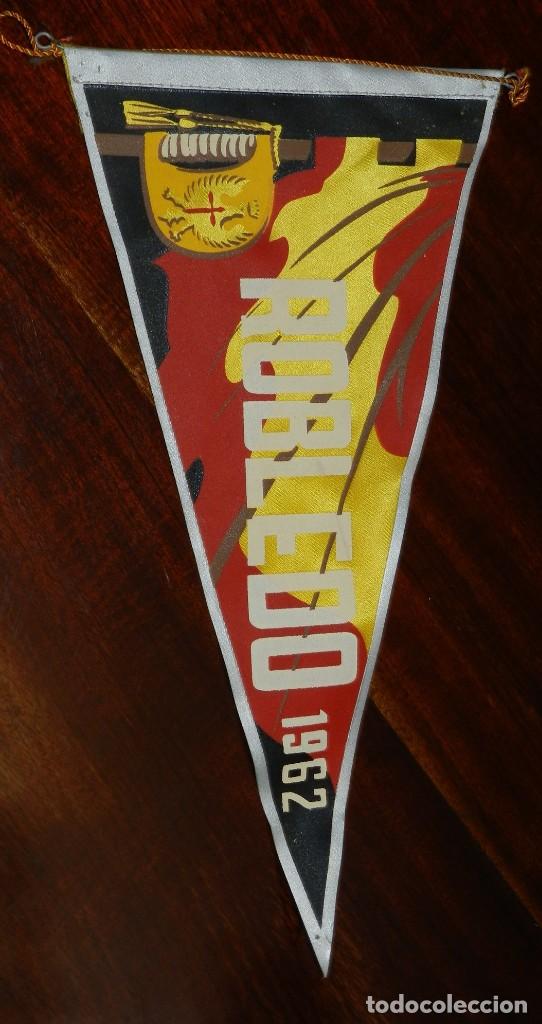Military Antiques: ANTIGUO BANDERIN DE ROBLEDO, XXI PROMOCION, CON FIRMAS DE LOS SOLDADOS, TAL Y COMO SE VE EN LA FOTOG