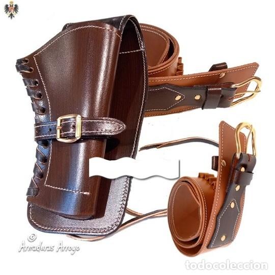 Military Antiques: CARTUCHERA CANANA REVOLVER COLT 45 44 CA&Ntilde;&Oacute;N LARGO O CORTO