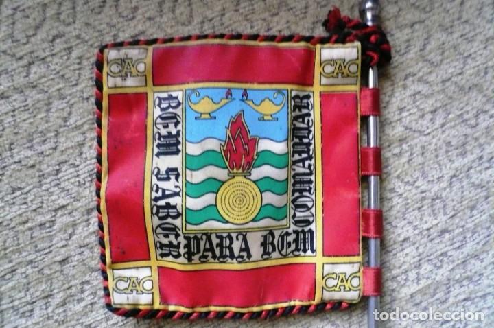 Military Antiques: Bander&iacute;n militar. Caballero Alf&eacute;rez Cadete. &rdquo;Bem saber para bem mandar&rdquo;. A&ntilde;os 50-60. Con m&aacute;stil.