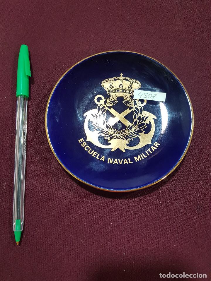 Military Antiques: PLATITO DE LA ESCUELA NAVAL MILITAR