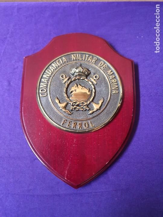 Military Antiques: METOPA con madera Comandancia Militar Marina Ferrol
