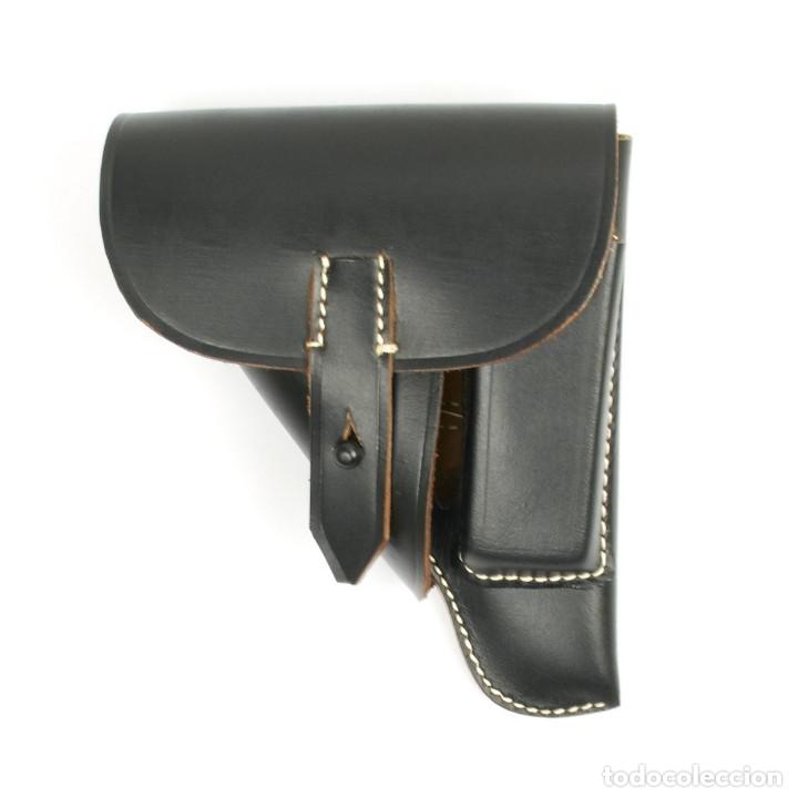 Militaria: REPRODUCCI&Oacute;N FUNDA PISTOLA WALTHER PPK NEGRA