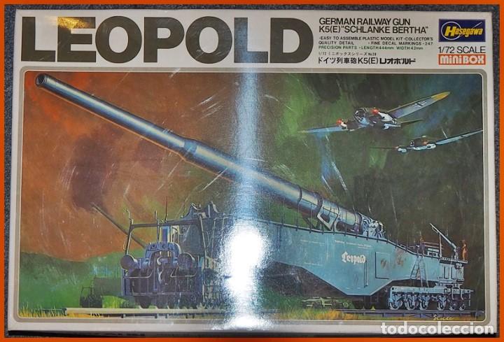 Military Antiques: Maqueta Leopold Rail way Gun.....De la casa HASEGAWA......Escala ..........1/72