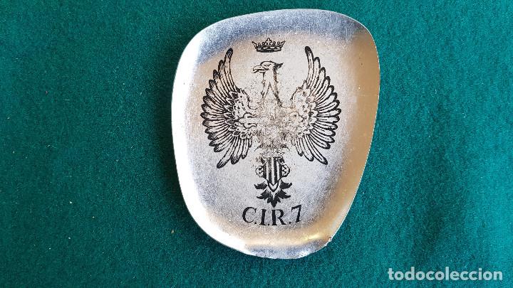 Military Antiques: CENICERO DE METAL C.I.R. 7
