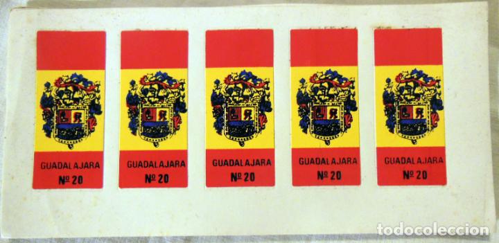 Military Antiques: Pegatina : GUADALAJARA N&ordm; 20
