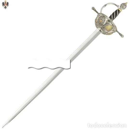Military Antiques: MINI ESPADA ROPERA CONQUISTADOR RAPIER 28 CMS