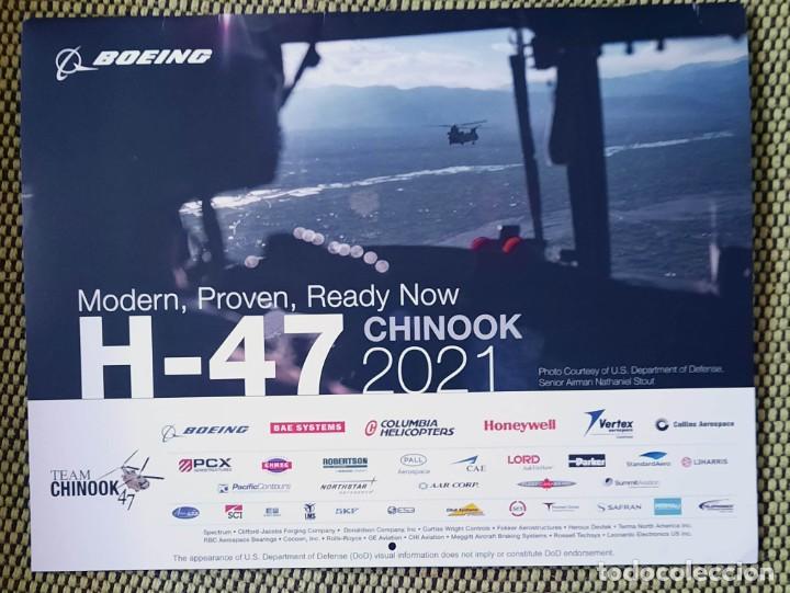 Militaria: Calendario Boeing Chinook 2021