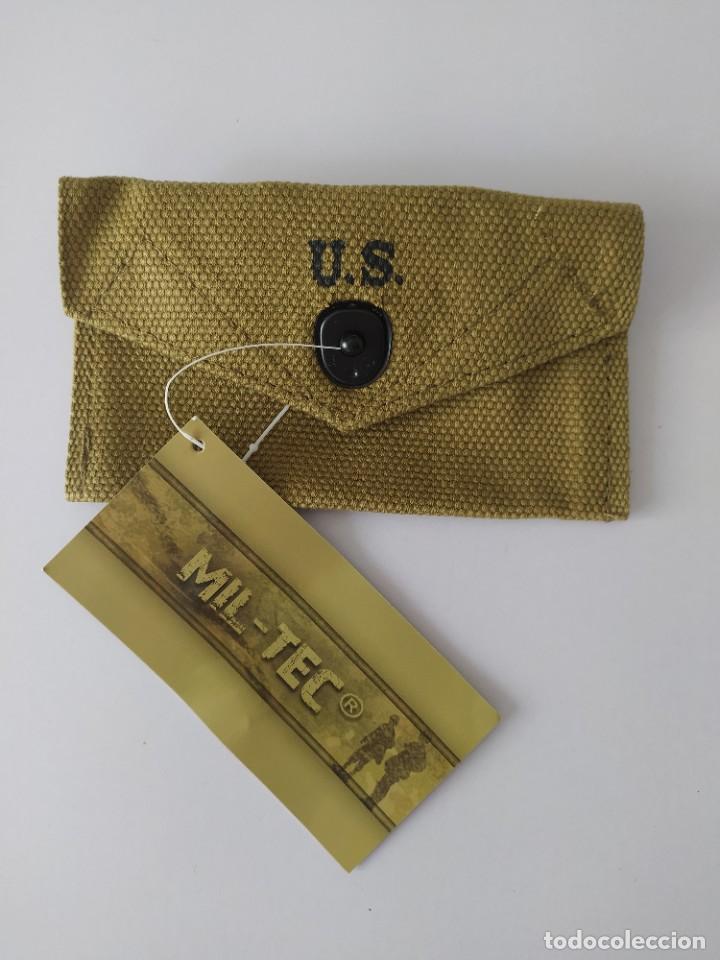 Militaria: Cartuchera primeros auxilios. Ej&eacute;rcito americano. 2&deg; Guerra Mundial