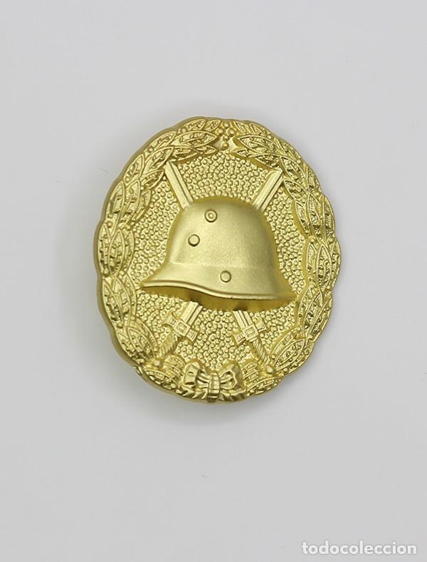Military Antiques: REPRODUCCI&Oacute;N INSIGNIA DE HERIDO DE LA PRIMERA GUERRA MUNDIAL EN ORO