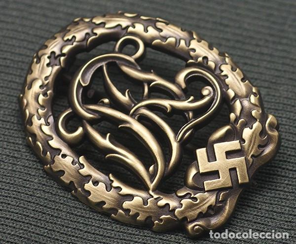 Military Antiques: REPRODUCCI&Oacute;N INSIGNIA DEPORTIVA DRL EN BRONCE