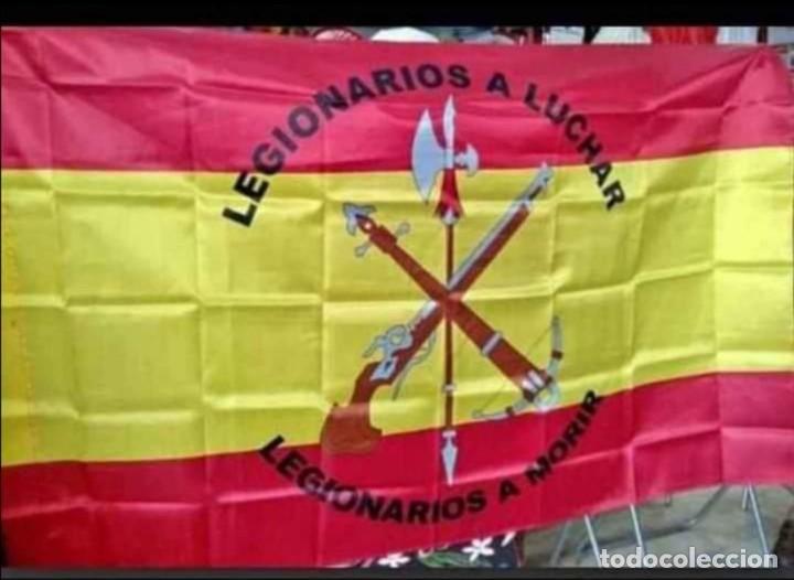 Military Antiques: Bandera legi&oacute;n espa&ntilde;ola