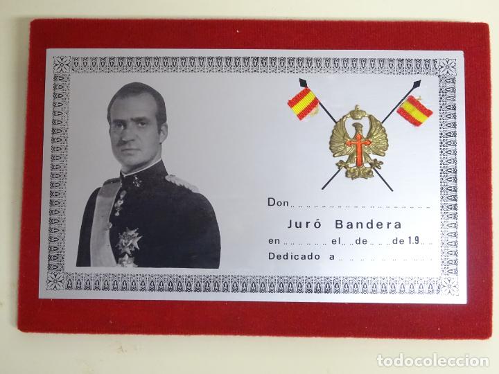 Military Antiques: METOPA CUADRO MILITAR. EJ&Eacute;RCITO ESPA&Ntilde;OL A&Ntilde;OS 70 80. REY JUAN CARLOS I. JURA BANDERA. 230GR