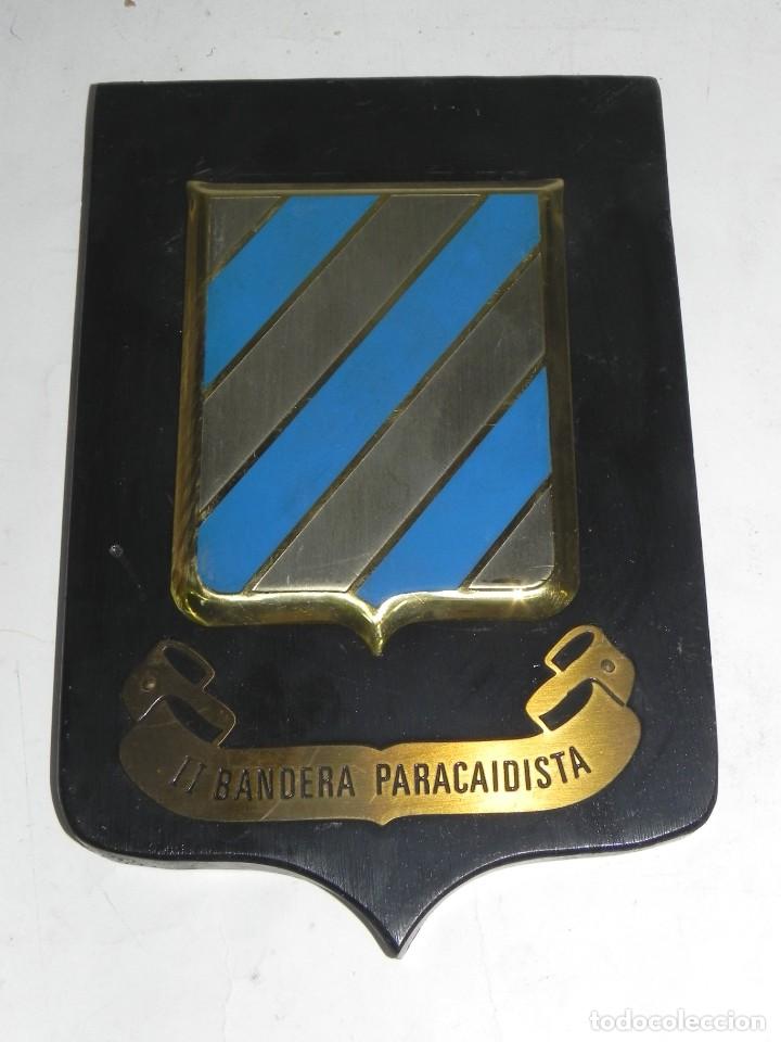 Military Antiques: METOPA DE LA II BANDERA PARACAIDISTA, MIDE 21 X 14 CMS.