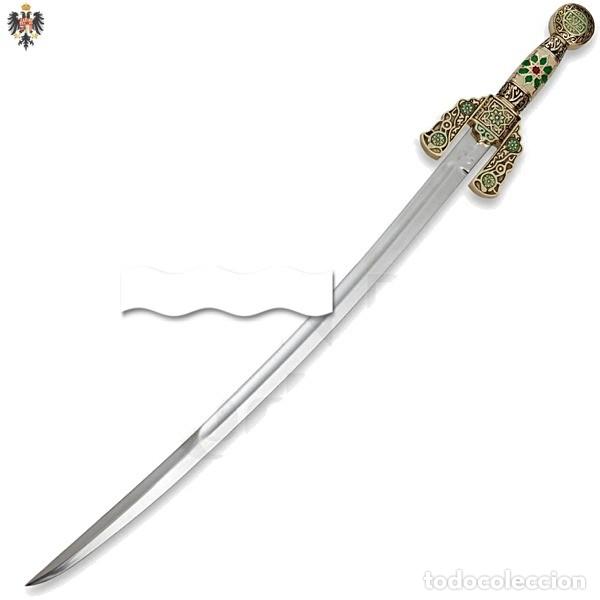 Militaria: ESPADA ARABE BOABDIL CIMITARRA ARABE SIGLO XII 88 CMS ** GRABAMOS LA HOJA
