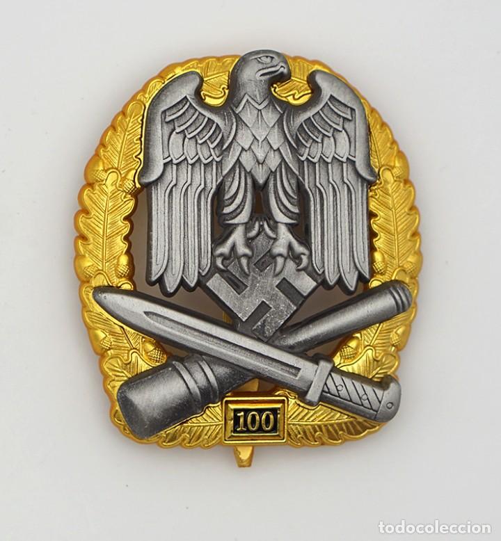 Militaria: REPRODUCCIO&Oacute;N INSIGNIA DE ASALTO GENERAL, 100 ACCIONES