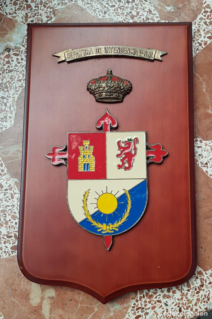 Military Antiques: METOPA JEFATURA DE INTENDENCIA 1&ordf; REGION MILITAR MEDIDA 26X16 CNTS