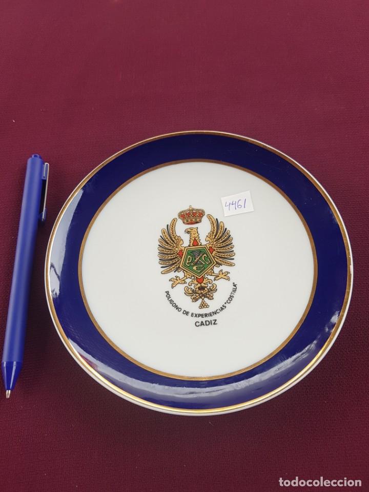 Military Antiques: Platito poligono de experiencias Costilla. Cadiz