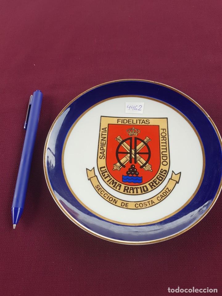 Military Antiques: Platito artilleria secci&oacute;n de costa Cadiz